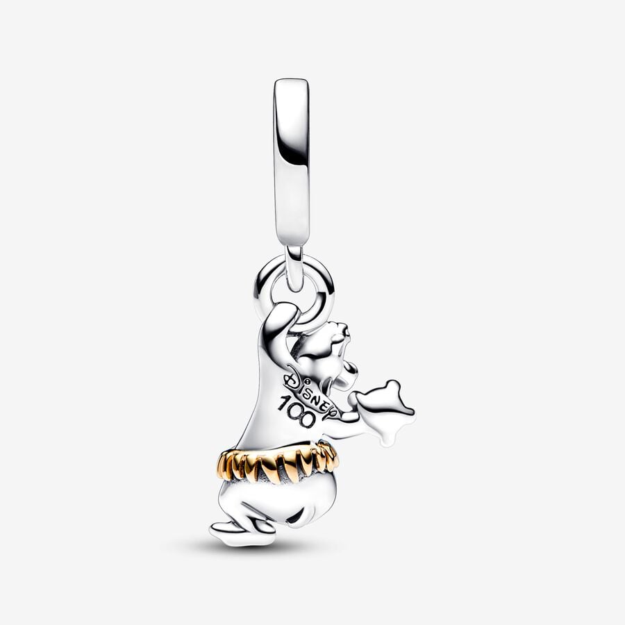 Disney Baloo Dangle Charm Hallmarked S925 Sterling Silver