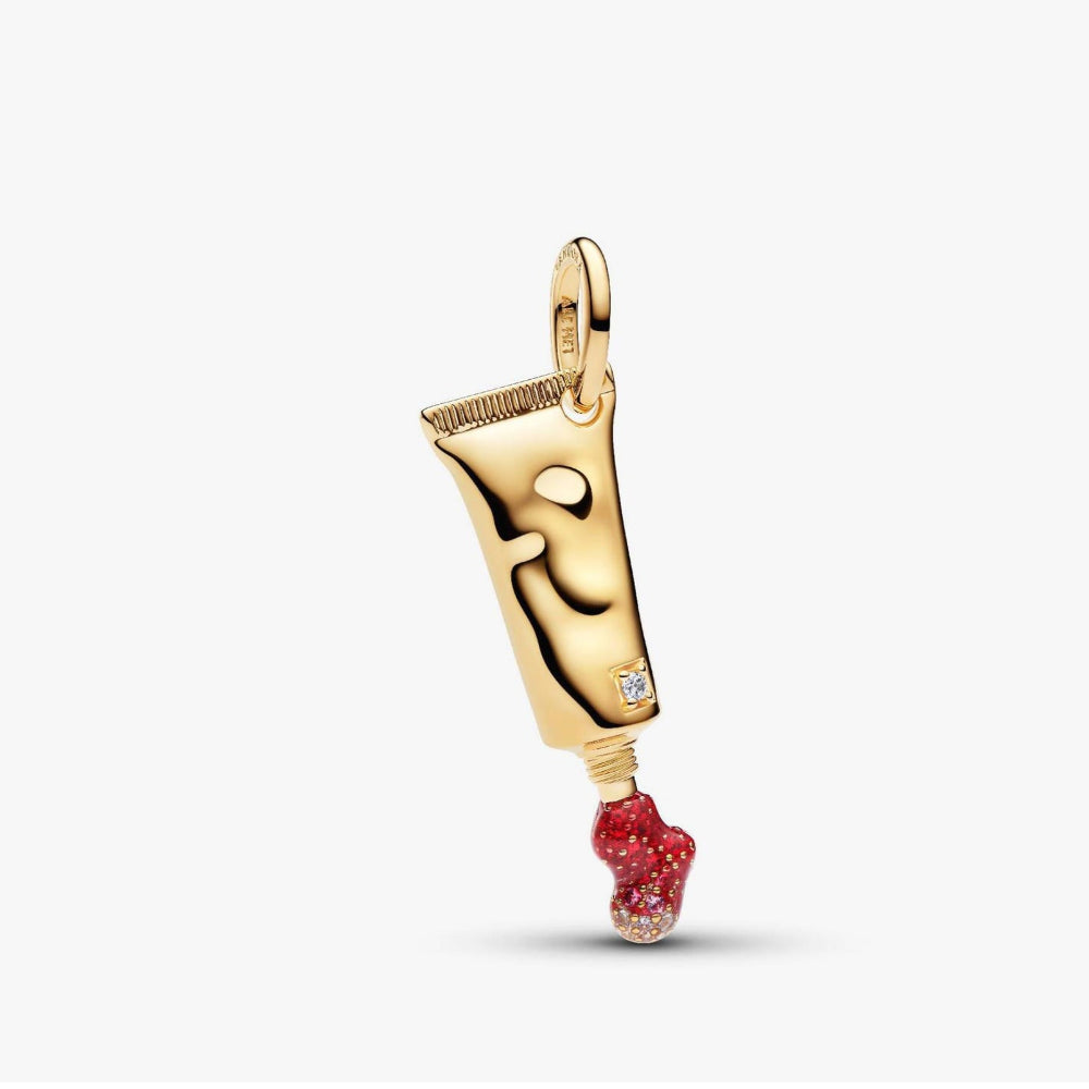 Pat McGrath The Tube of Beauty Dangle Charm Hallmarked S925 Sterling Silver