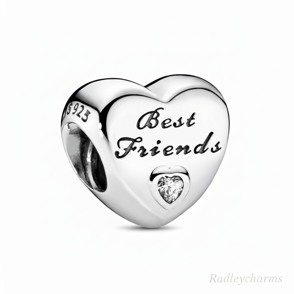 Grand Daughter Heart Charm Hallmarked S925 Sterling Silver