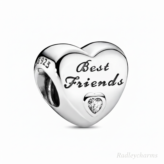 Grand Daughter Heart Charm Hallmarked S925 Sterling Silver