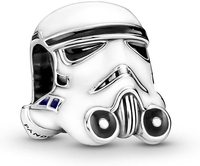 Disney Star War Stormtrooper Helmet Charm Hallmarked S925 Sterling Silver