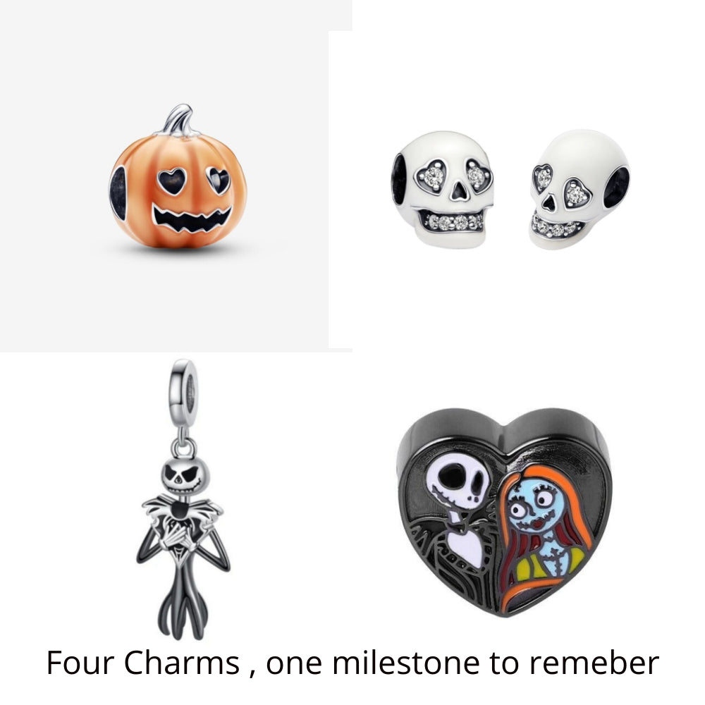 Spooky Halloween Four-Charm Set