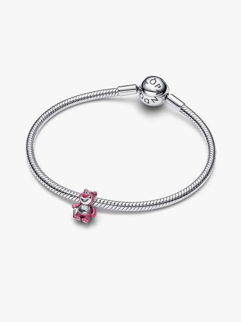 Disney Pixar Villains Lotso Bear Bead Charm Hallmarked S925 Sterling Silver