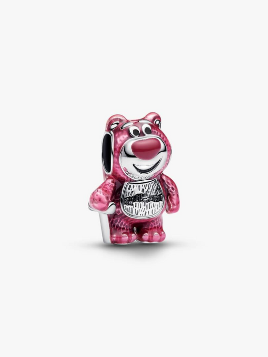 Disney Pixar Villains Lotso Bear Bead Charm Hallmarked S925 Sterling Silver