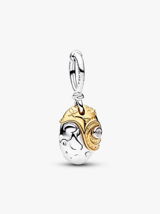Disney Princesses Moana Heart of Te Fiti Dangle Charm Hallmarked S925 Sterling Silver