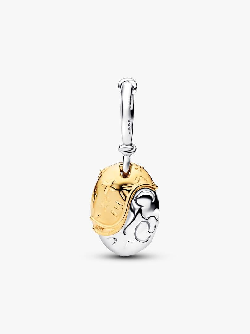 Disney Princesses Moana Heart of Te Fiti Dangle Charm Hallmarked S925 Sterling Silver