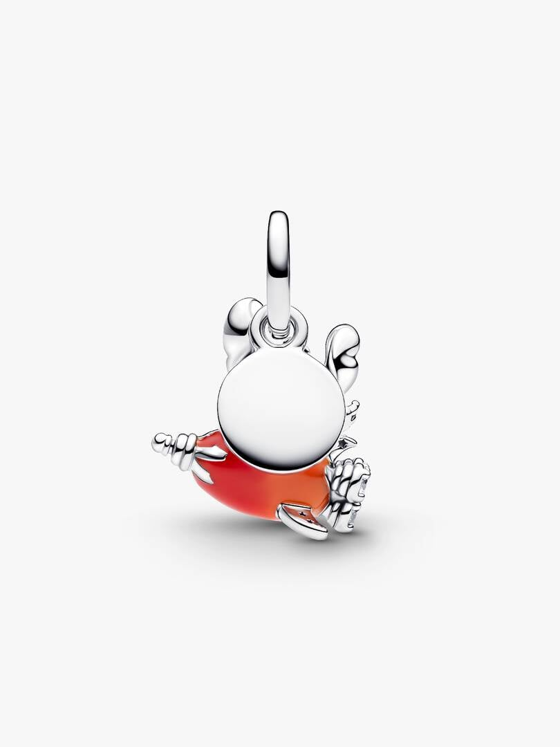 Disney Stitch Rocket Ship Dangle Charm Hallmarked S925 Sterling Silver