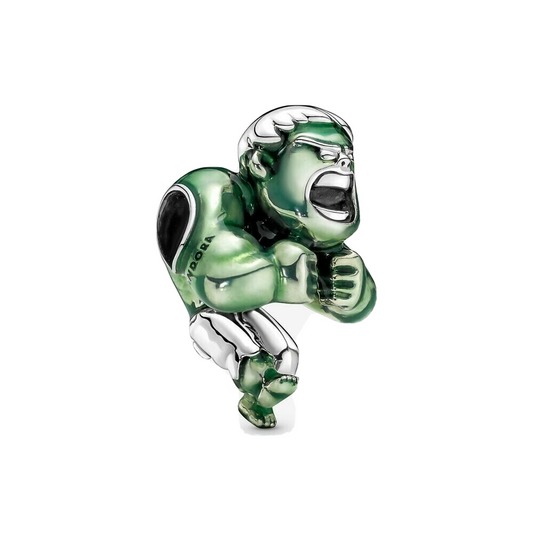 Marvel The Avengers Hulk Bead Charm Hallmarked S925 Sterling Silver