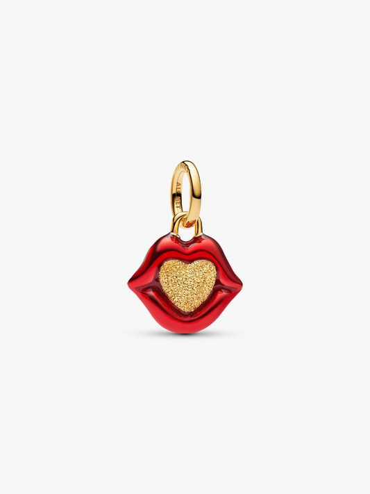 Pat McGrath The Lips of Love Dangle Charm Hallmarked S925 Sterling Silver