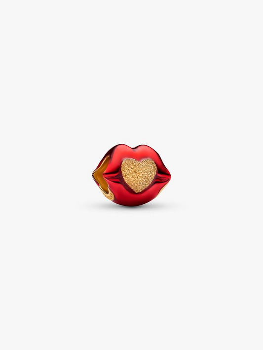 Pat McGrath The Lips of Love Bead Charm Hallmarked S925 Sterling Silver