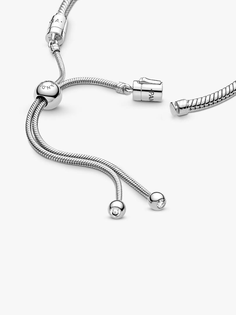 Snake Chain Slider Bracelet Sterling silver S925
