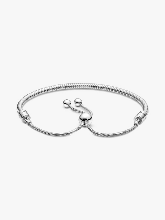Snake Chain Slider Bracelet Sterling silver S925