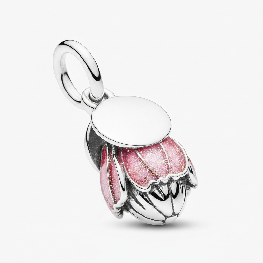 Blooming Flower Dangle Charm
