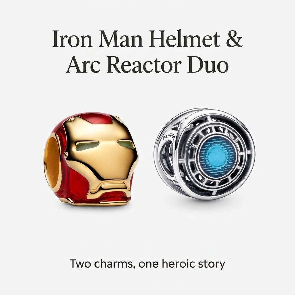 Iron Man Helmet and Arc Reactor Duo